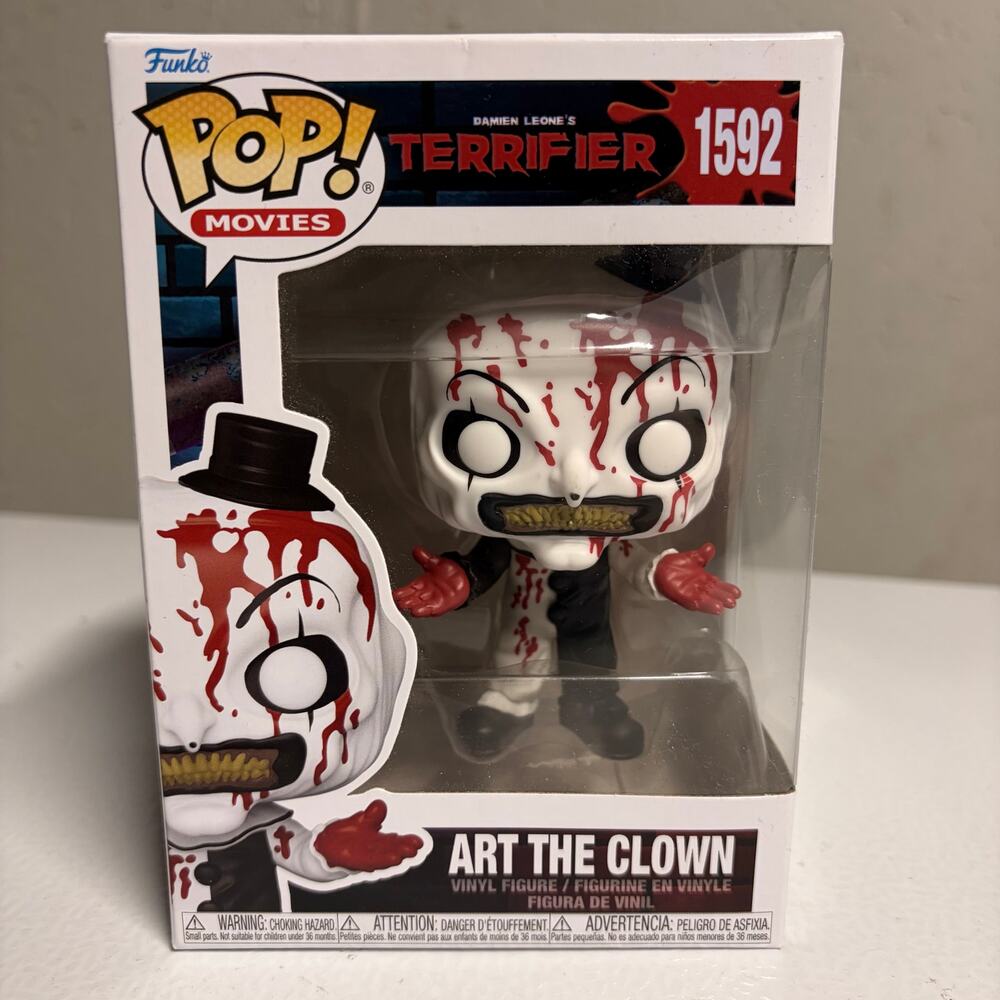 Funko Pop! Movies: Terrifier Bloody Art the Clown #1592